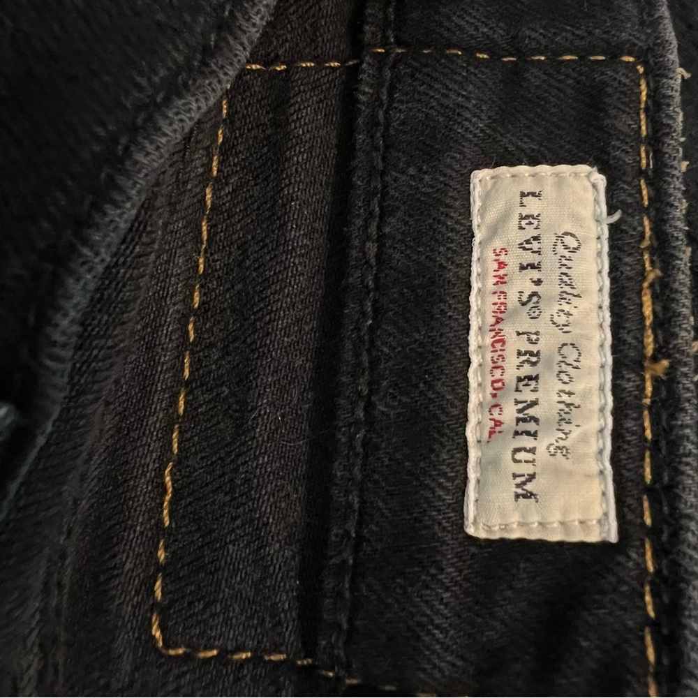 Levi's 541 Athletic Taper Jeans - Black - Men’s W32 L30 - Picture 12 of 13